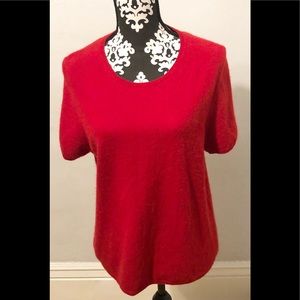 Charter club Cherry Red 100% cashmere sweater XL